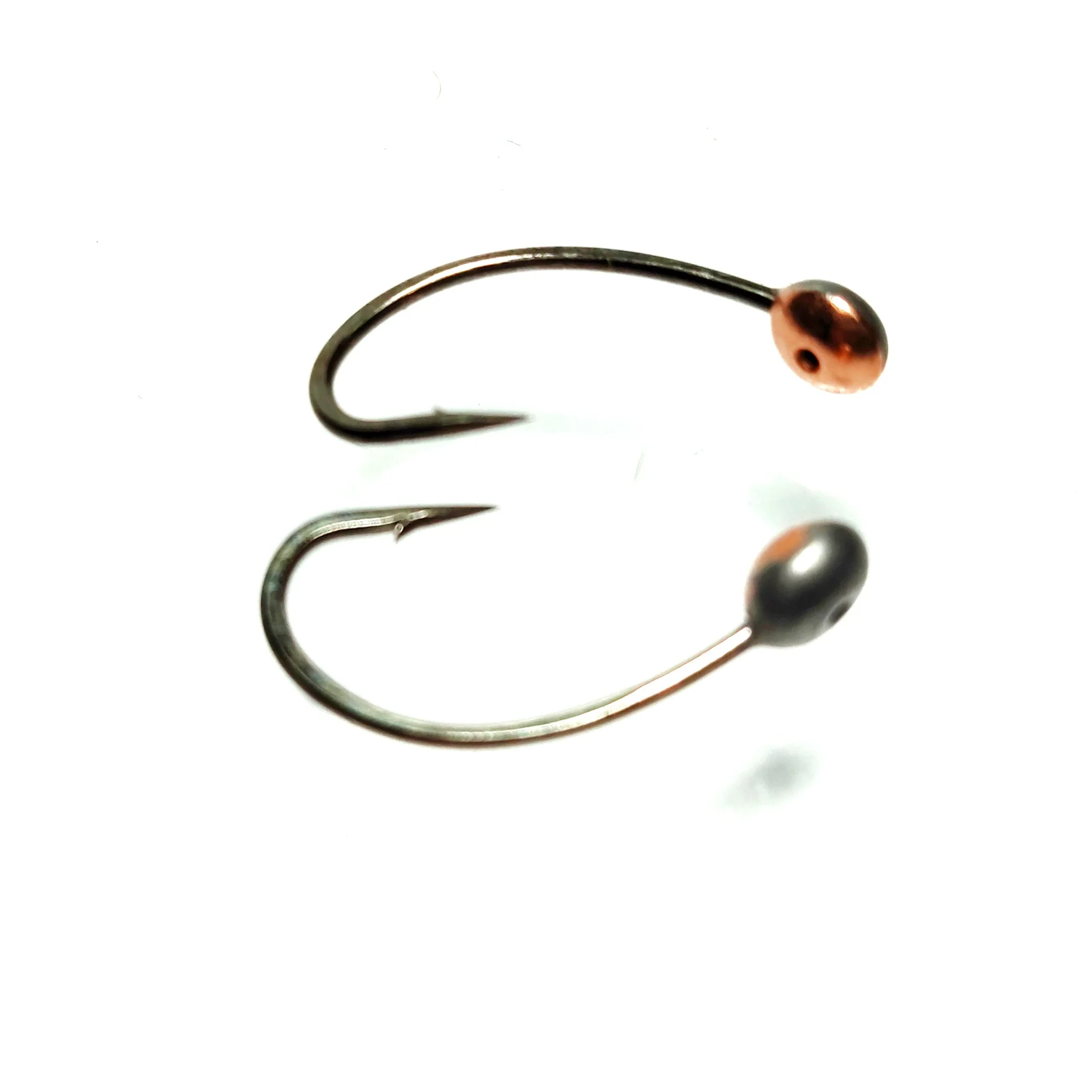 Крючок с чешуйкой 10шт. ОП (обратная пайка). Мормышка. Усиленный Корейский крючок