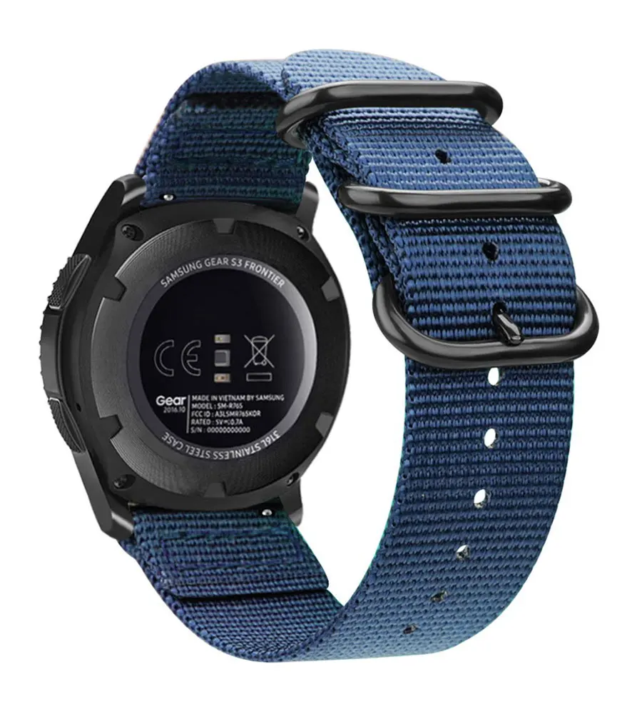 amazfit bip ремешок gear s3 galaxy watch 46 мм для gear S3 Frontier galaxy watch Active Amazfit Bip huawei watch Gt Nato ремешок