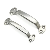 heavy duty thickened handle stainless steel handle four hole handle industrial door handle bow shaped solid pulls handles