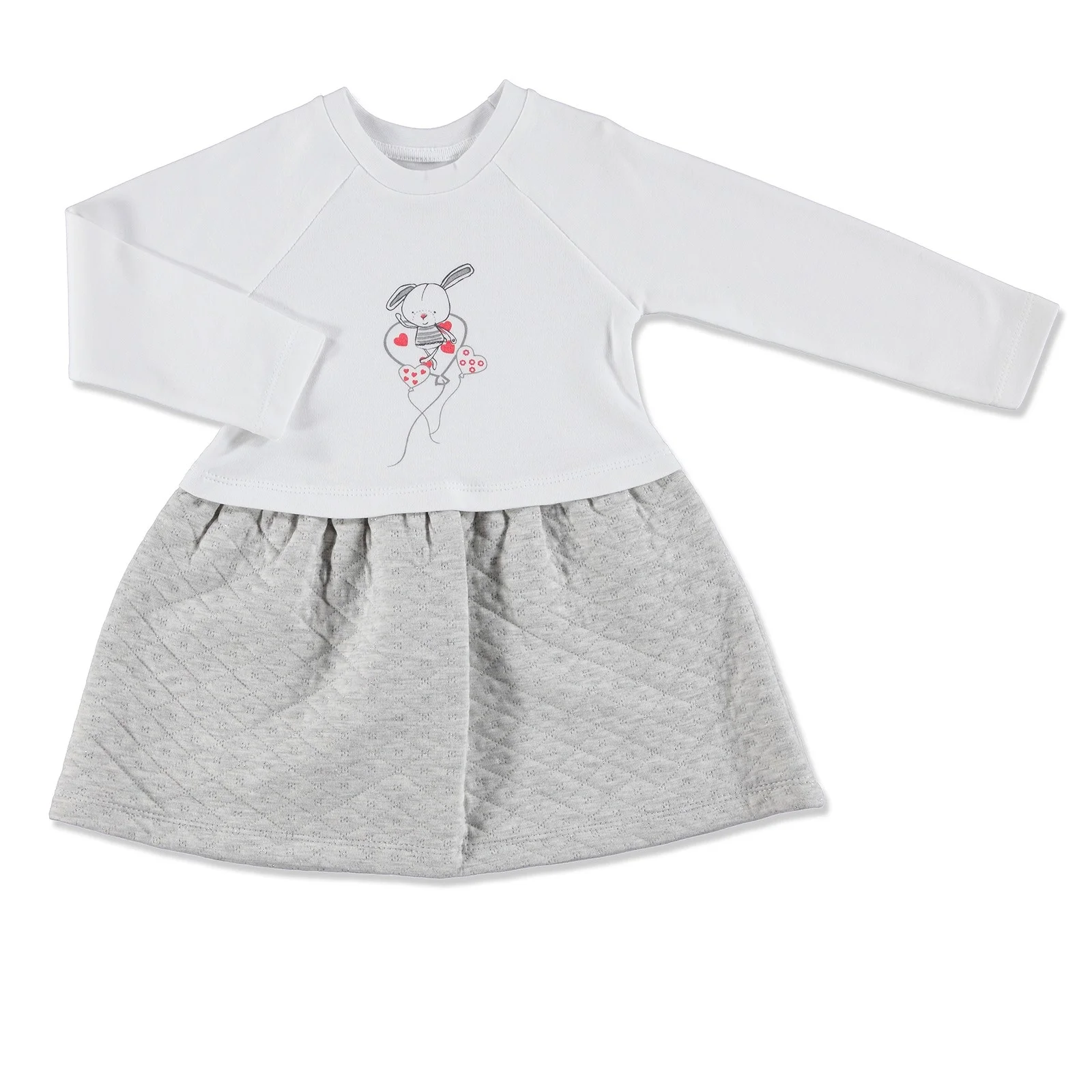 Ebebek HelloBaby/платье для маленьких девочек с изображением кролика|Платья| |