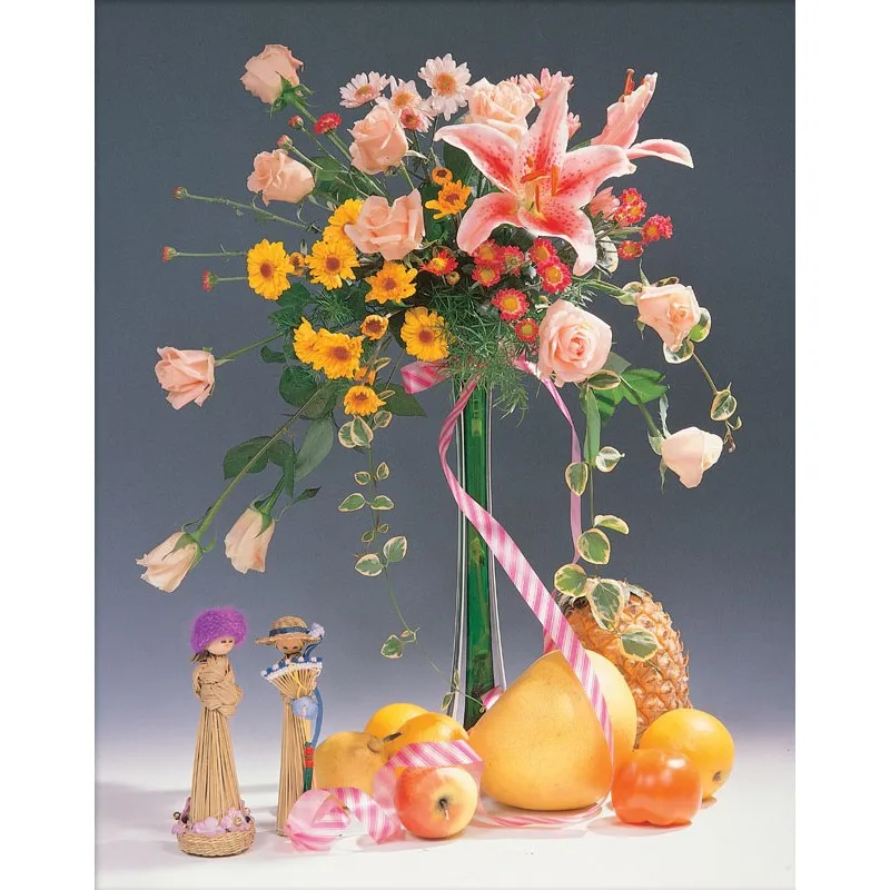 &quotУкрашение стола&quot Набор для вышивания крестиком с 3D эффектом 56 * 69 см.