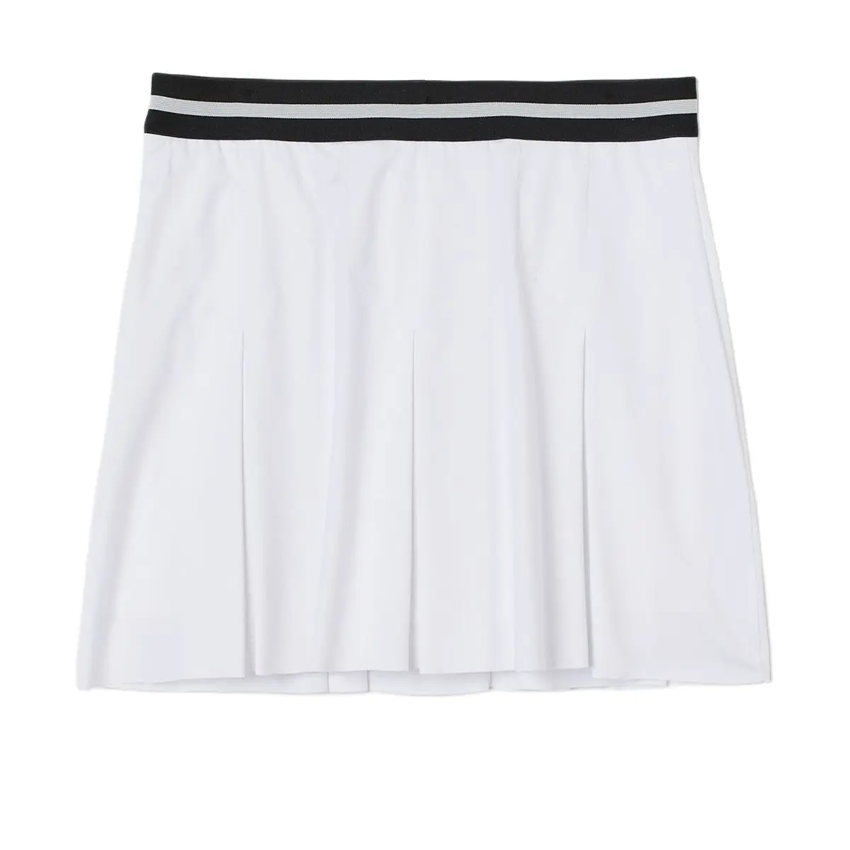 

Women White Pleated Summer Stylish Tennis Skirt Shorts Slim Waist Quick Drying Casual Athletic Sports