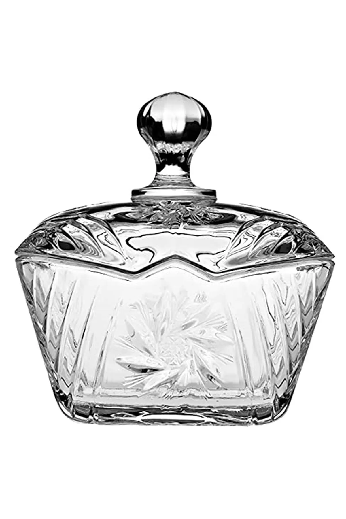 Стеклянная Чаша для сахара коробка конфет органайзер с кристаллами хранения