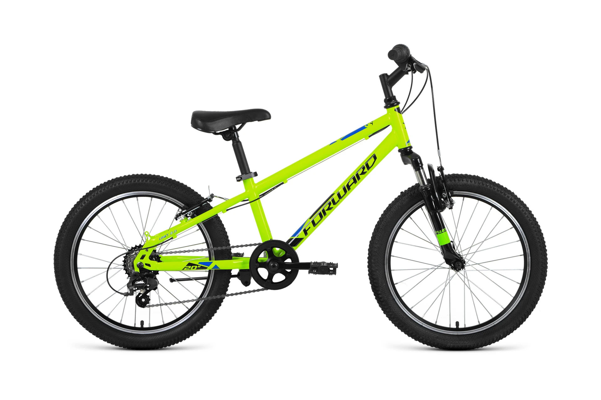Велосипед FORWARD UNIT 20 2.2 (20&quot 6 ск. рост. 10.5&quot) 2021 красный/черный | - Цена: 16990
