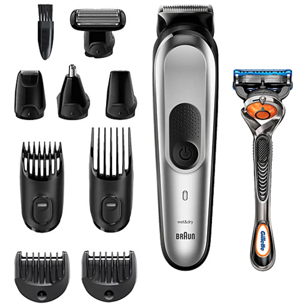Набор триммеров для бороды и волос Braun MGK 7221 10 в 1 набор Gilletfe fuida 5 ProGlide 4 расчески все