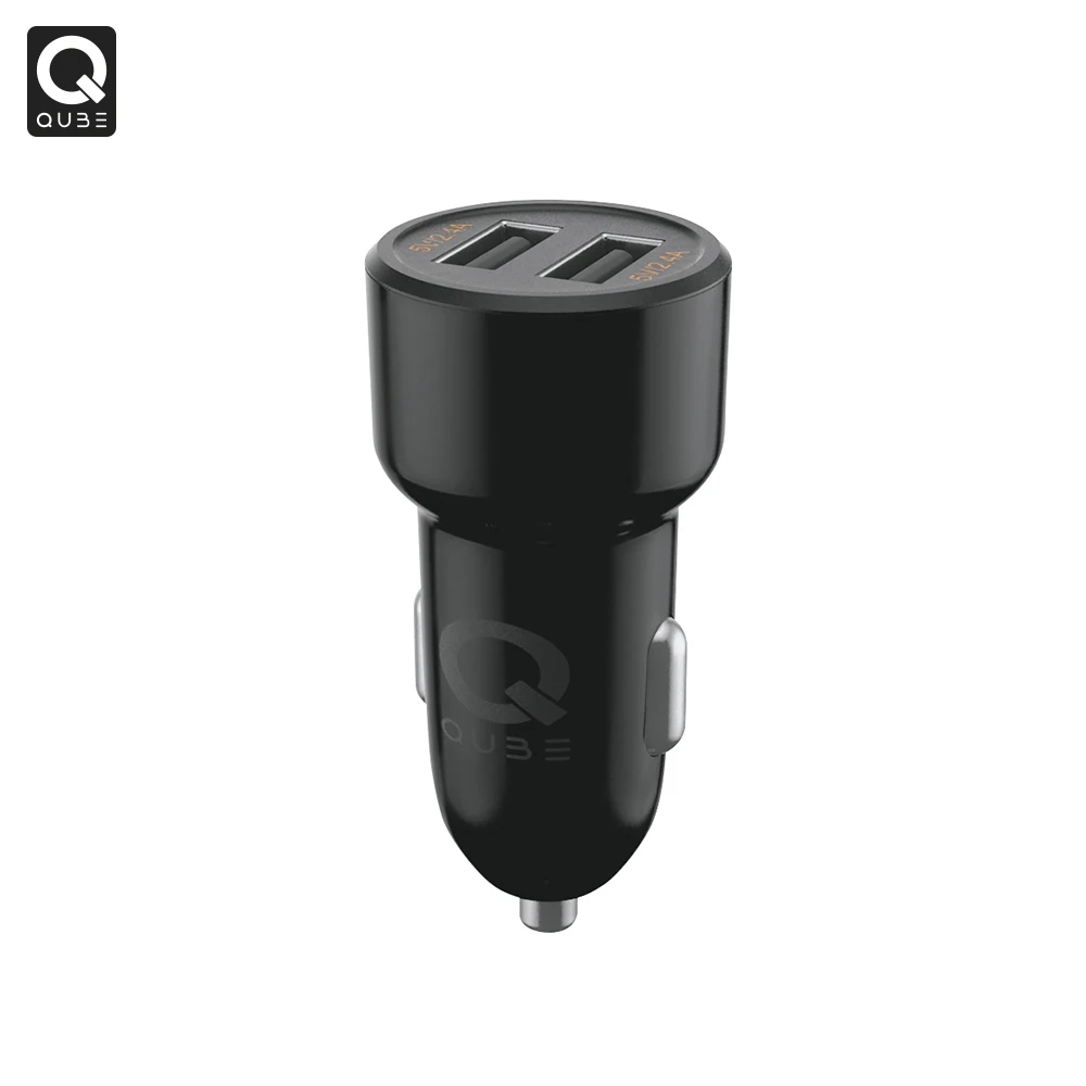 Автомобильное зарядное устройство QUB QCC48BLK (2 USB 4.8А цве | Мобильные телефоны и