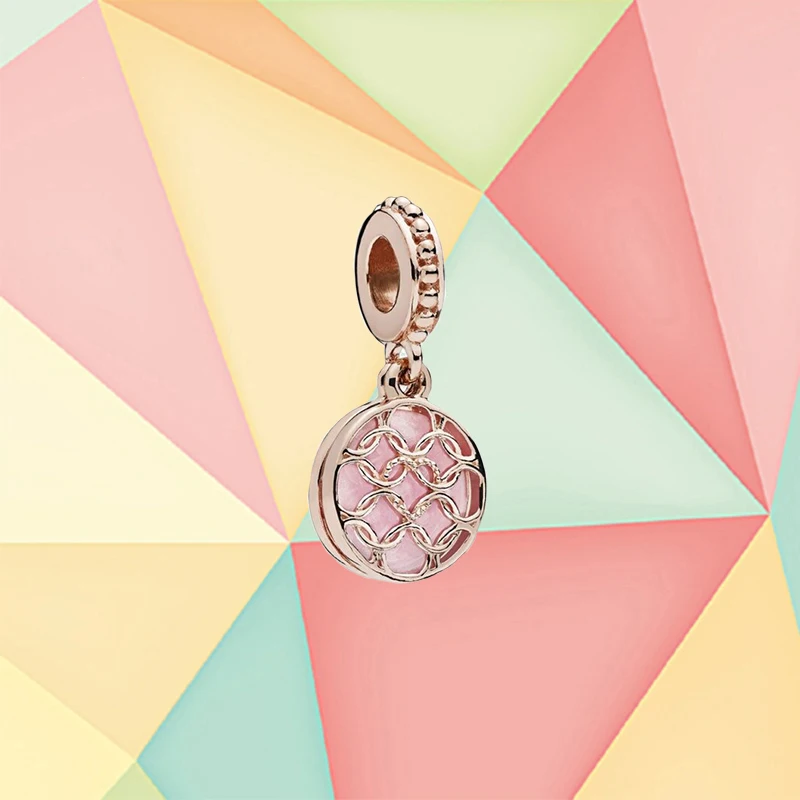 

2019 High Quality 1:1 Original 925 Sterling Silver Pattern Of Love Pendant Charm Holiday Gifts Women's Diy Jewelry