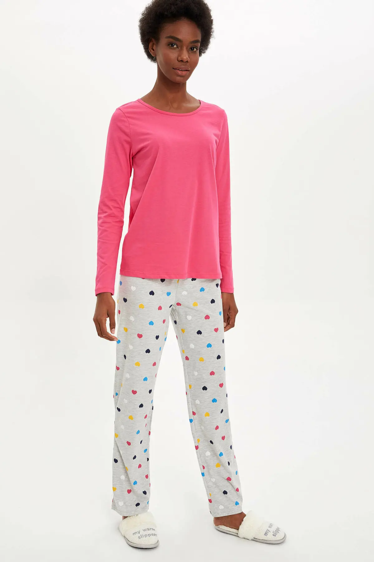 DeFacto Женский пижамный комплект повседневная одежда для сна пижама девочек