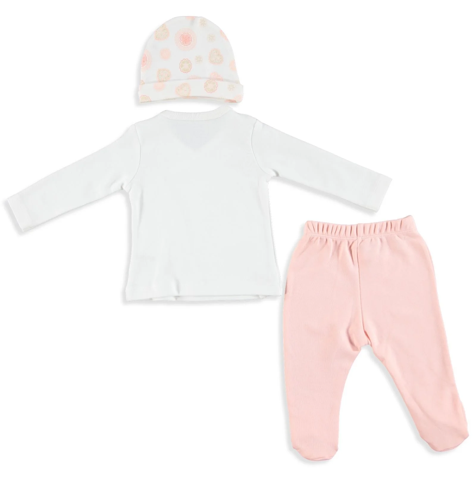 Ebebek HelloBaby/Боди для маленьких девочек с изображением птиц комплект со штанами и