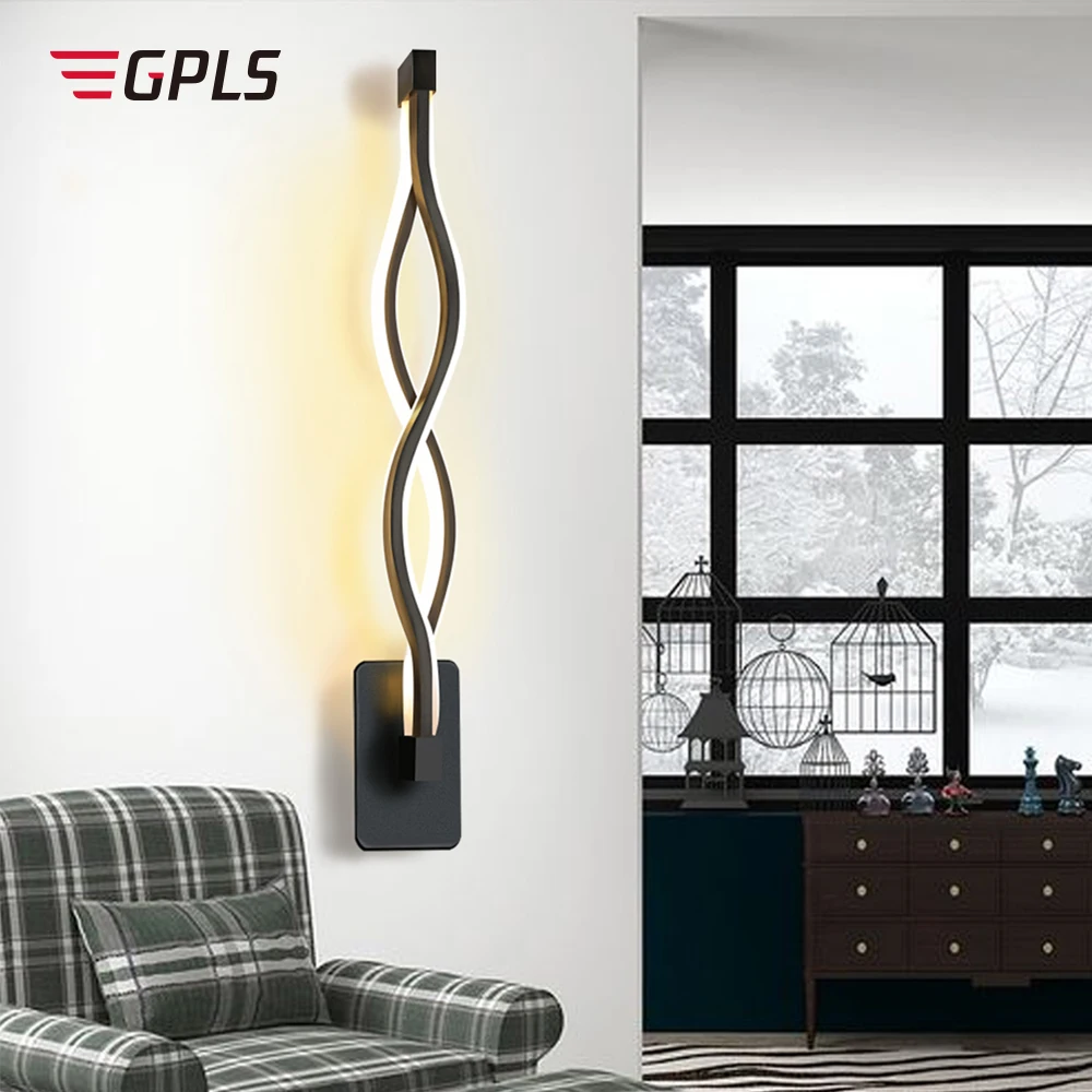 Светодиодный настенный светильник 16 Вт из алюминия, комнатный ...