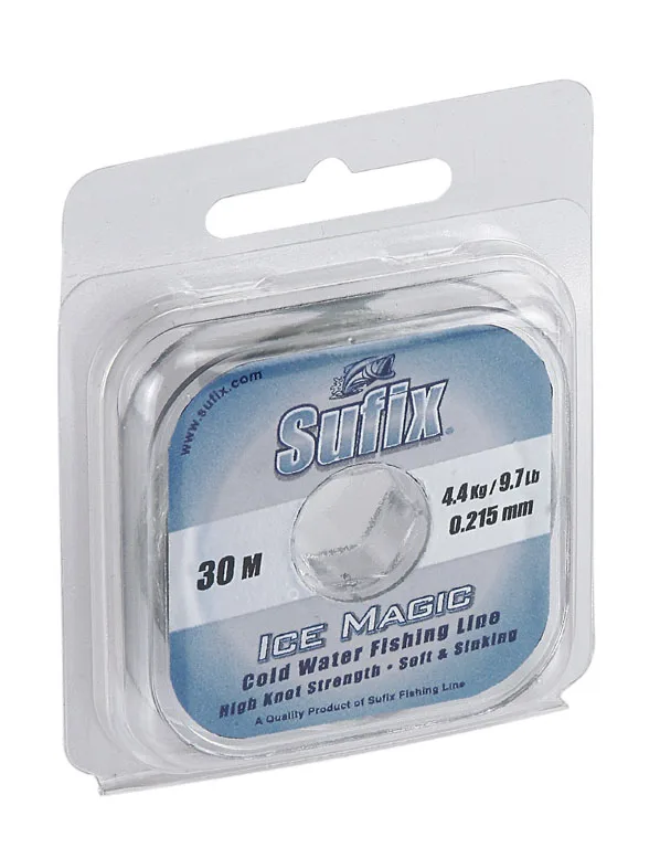 Леска зимняя SUFIX Ice Magic прозрачная 50м 0.135мм 2кг | Спорт и развлечения