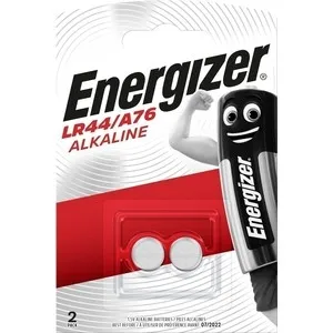 Батарейка ENERGIZER Alkaline LR44/A76 (2 шт)|Аккумуляторы| |