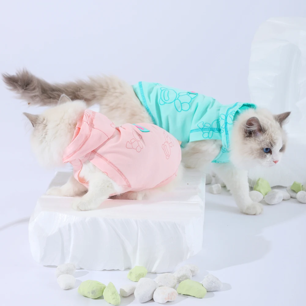 

Cat Clothes Summer Thin Pet Puppet Cat British Short Kitten Sleeveless Vest Cute Anti-hair Loss Cat Sweater