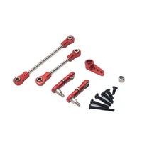 servo arm servo link tie rod kit for wltoys 128 k969 k979 k989 k999 p929 p939 284131 rc car metal upgrade parts
