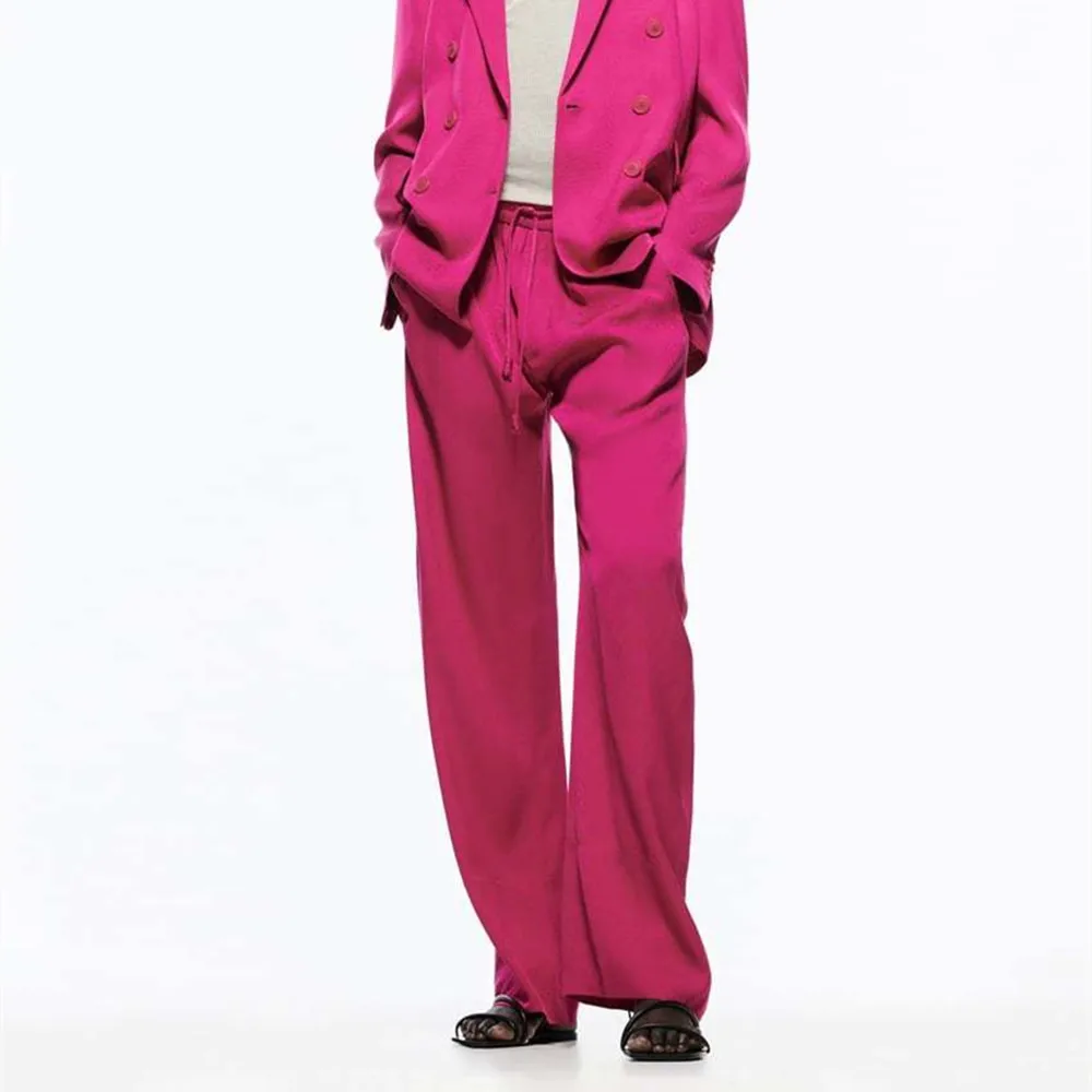 

Spring and summer new western style fashion casual women's drape pajama style pants 03103452630