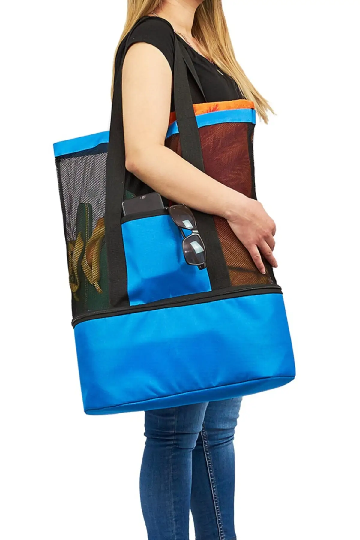 Sea Beach Camping Bag Thermos Travel Sports Bag Cold Cool Hot Summer From Shoulder Fishnet Good Quality Useful Picnic Bag Fashion