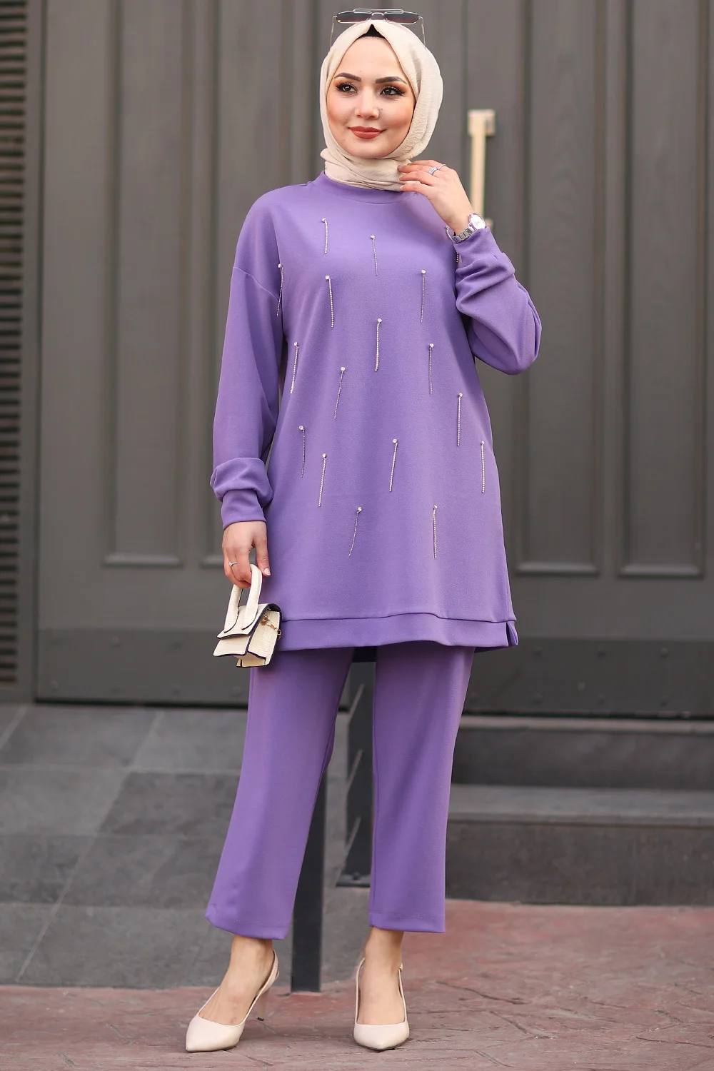 

Women's twinset tunic and trousers women bottom and top rocking stone tunic and beli wheel pants casual clothes stylish fashion