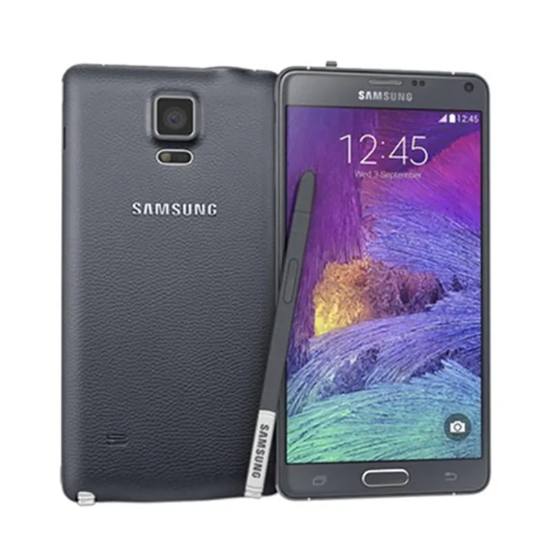 Оригинальный разблокированный сотовый телефон Samsung Galaxy Note 4 Duos N9100 5 7 дюйма Android GSM