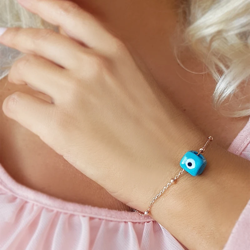 

VAOOV 925 Sterling Silver Evil Eye Bracelet