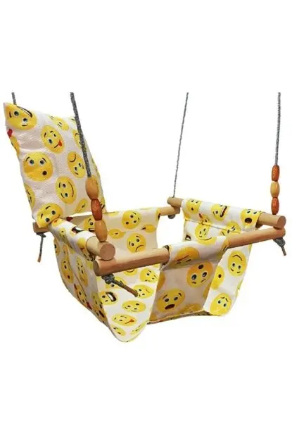 

Wooden Baby Kids Swing Bibebe