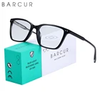 Оптическое стекло BARCUR TR90 очки против голубого излучения, для компьютера, для чтения игр, с УФ-блокировкой