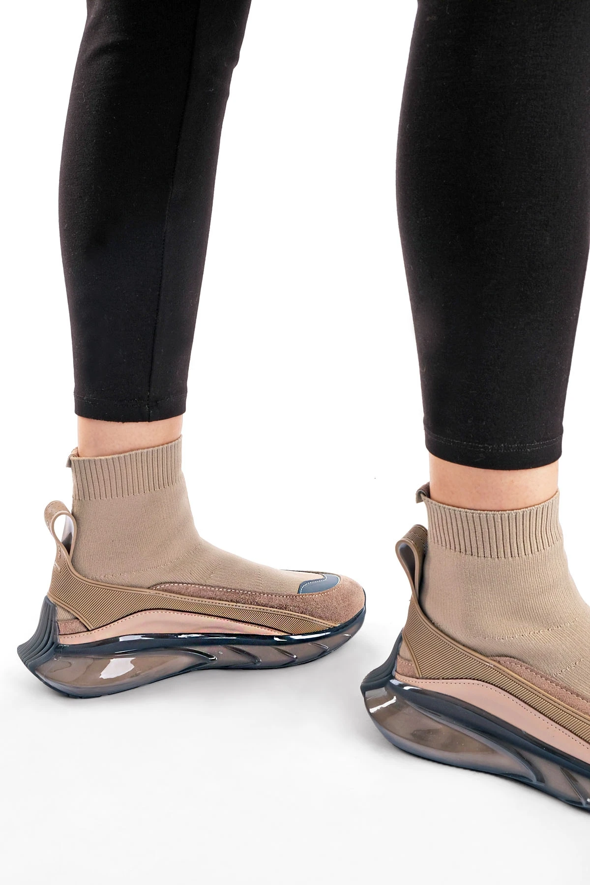 

Women's Thick Transparent Base Knitwear Sports Boots Advari.2022 fashion socks women warm Casual Shoes, Sneaker, Walking shoes