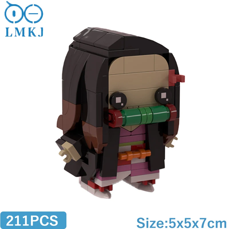 

Moc-Demoned Anime Characters Model Japanese Animation Expert Building Blocks DIY Brickheadz Toy Assembly Model Children Gifts