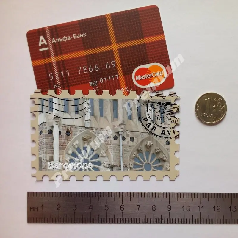 Барселона Испания Сувенирный магнит