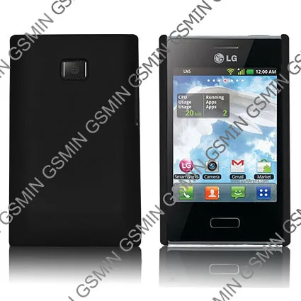Чехол-накладка для LG Optimus L3 / E400 (Черный) | Мобильные телефоны и аксессуары