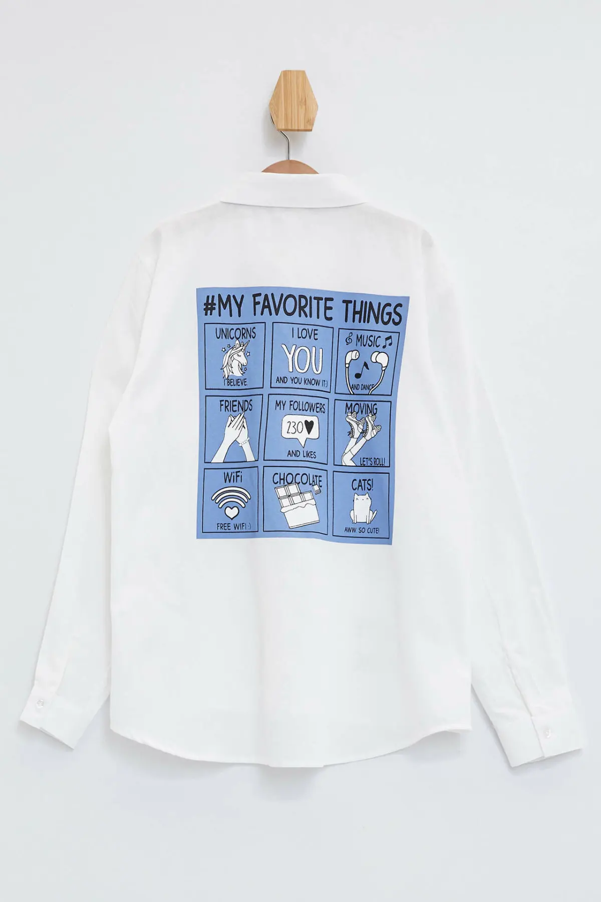 DeFacto/Весенние футболки белого цвета для девочек Повседневные Shirt L2893A619AU с