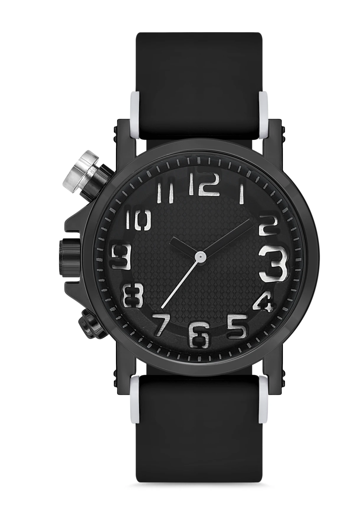 

2020 top Brand Luxury Fashion Men 'S Black Plastic/Silicone Quartz Wristwatches Clock APWN030601 Aqua di Polo 1987