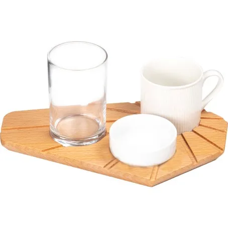 

Wooden Beech Tree Nostalgic Coffee Presentation Set 4 Pieces