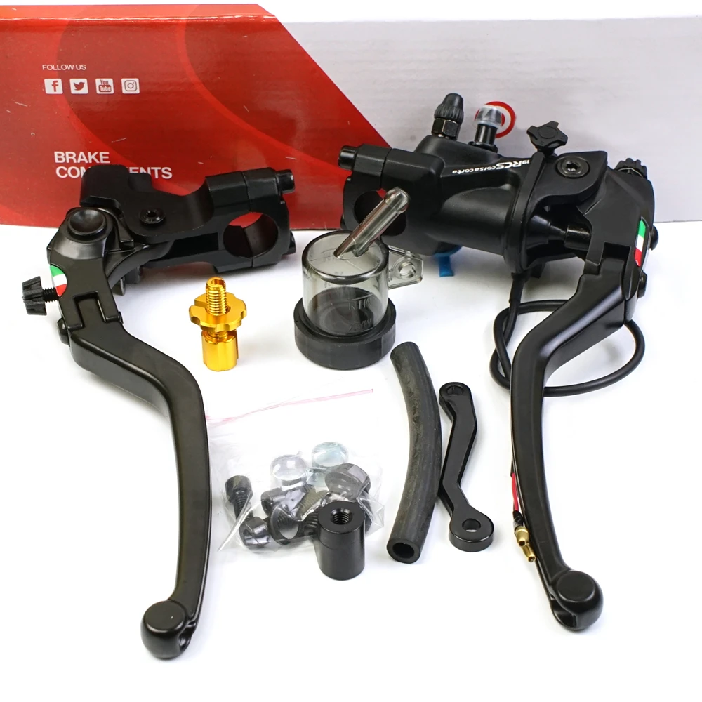 

19RCS Radial Mounting Brake Clutch Pump Perch Cable Clutch Forged Aluminum Master Cylinder for Nanja Suzuki Yamaha Kawasak