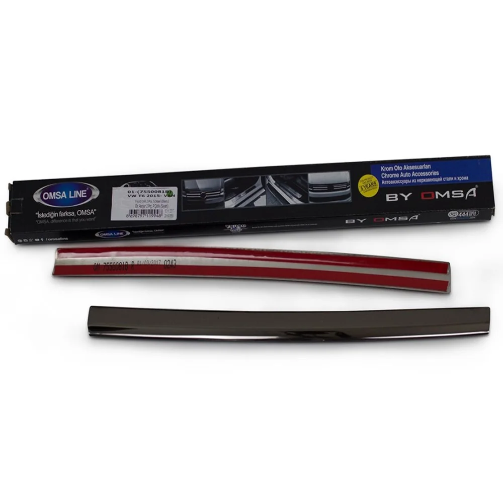 Черный хромированный передний гриль для VW T6 Multivan (Comfortline-Highline) 2 шт. 2015-2019.