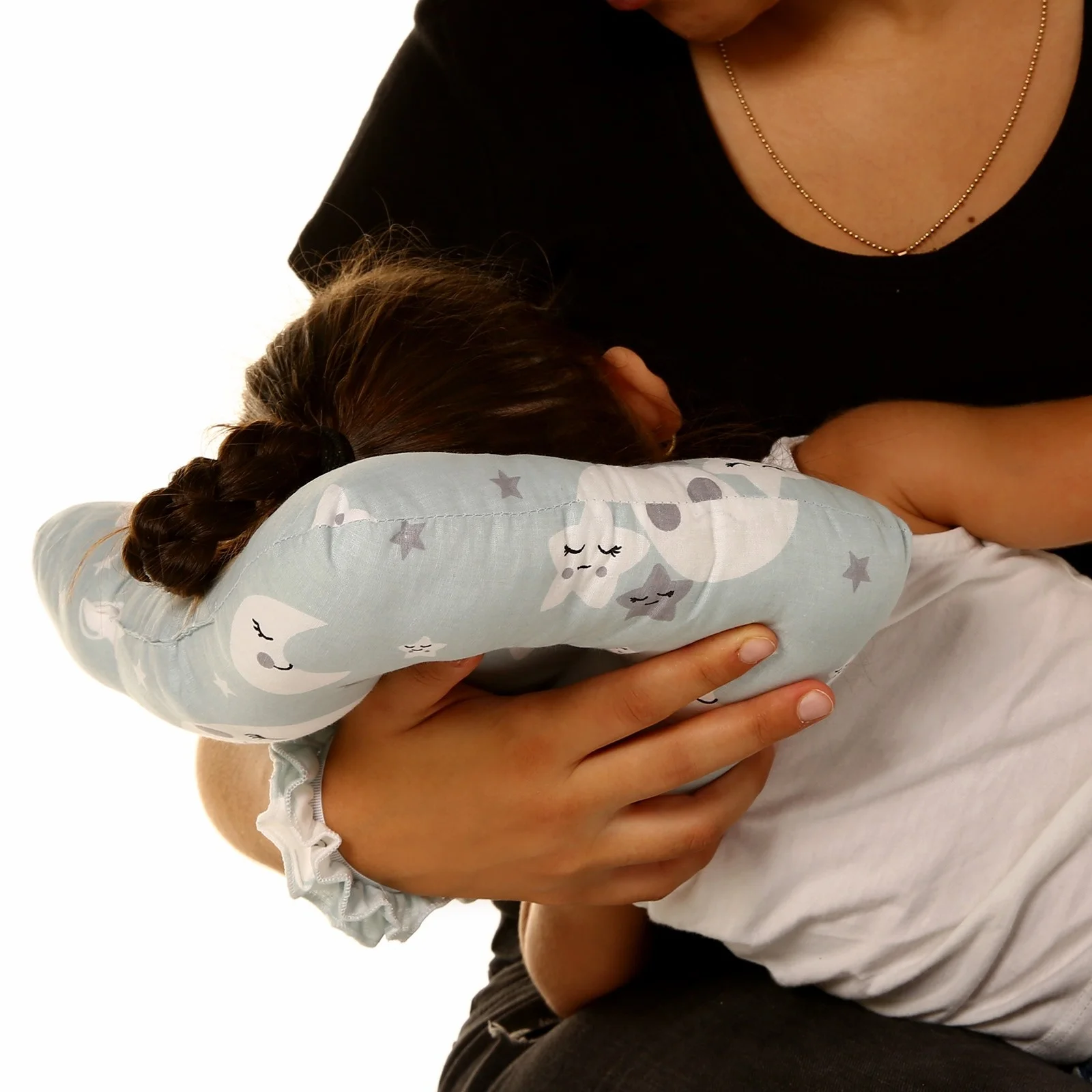Ebebek baby &amp plus Мини Подушка для кормления небо с рисунком хлопок 0 месяцев + | Мать и