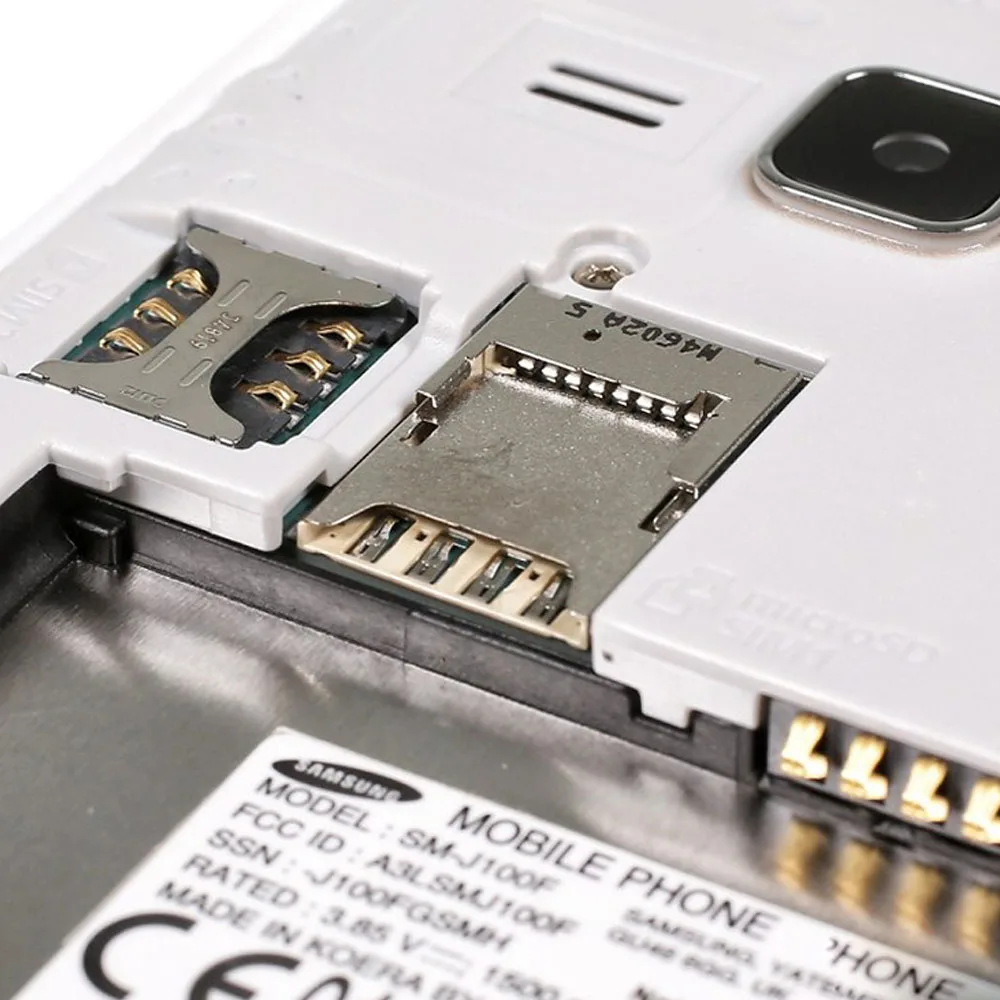 original unlocked samsung galaxy j1 j100 4 3 inches dual core 4gb rom 5mp camera dual sim android mobile phone refurbished free global shipping