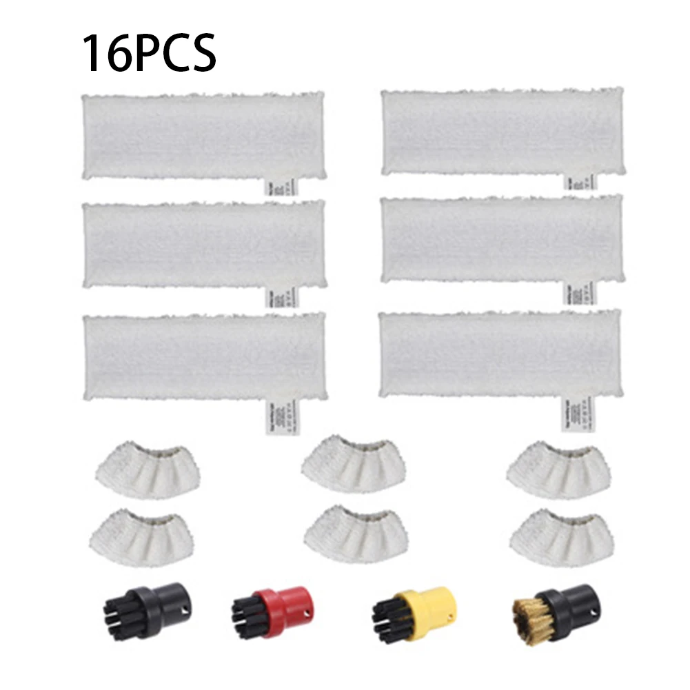 

Steam Cover + Floor Mop + Round Brush For Karcher Easyfix SC Series SC1 SC2 SC3 SC3.100 SC4 SC1020 Cleaning Replace Accessories