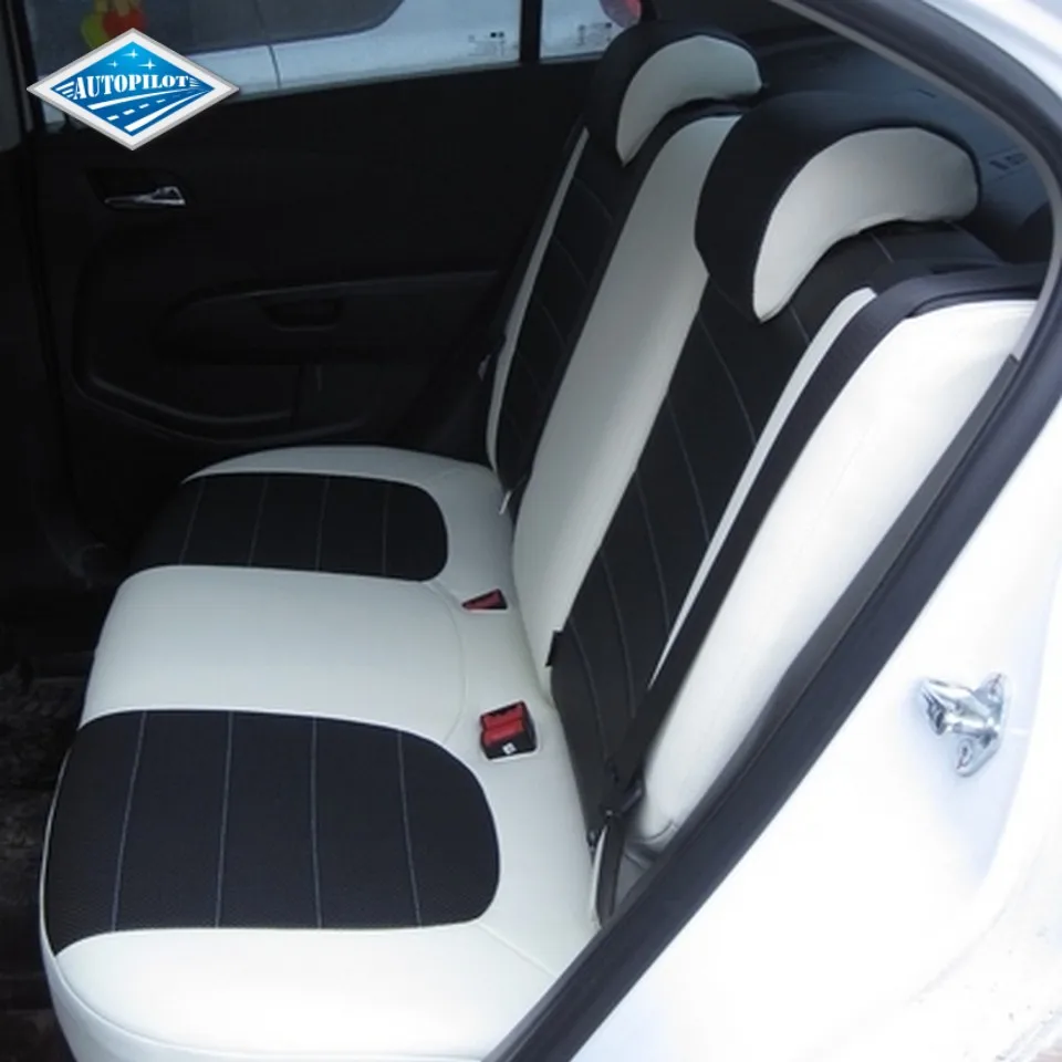 Для Chevrolet Aveo T300 2011 2016 Комплект модельных авточехлов из экокожи Аригон
