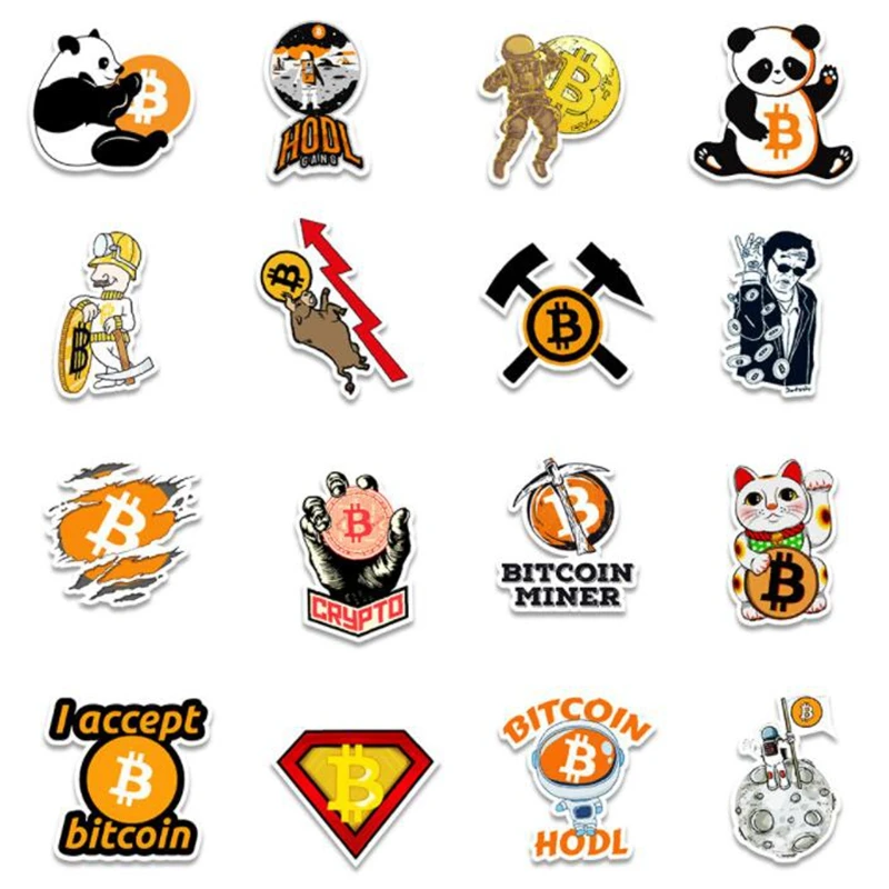 50 шт./упак. волшебное полотенце Монета Биткойн дожкойн виртуальная валюта BTC