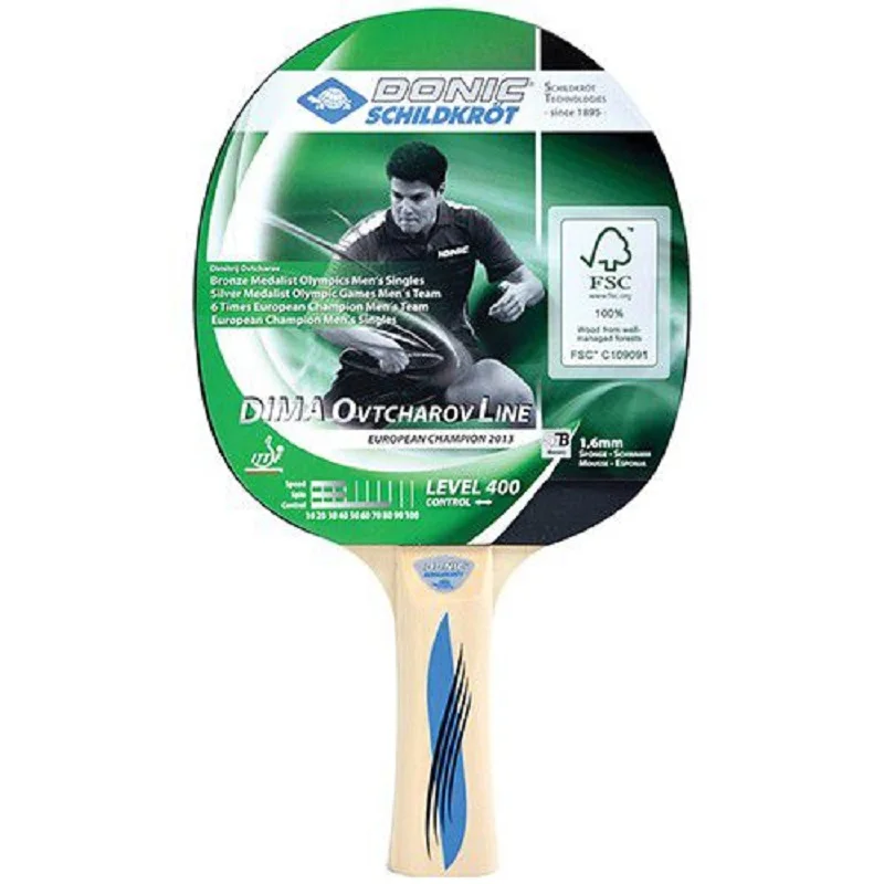 Donic Schildkrot Ovtcharov 400 ITTF профессиональные ракетки для настольного тенниса спорта
