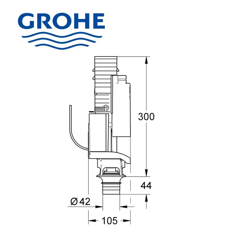 Grohe двойной замыкающий клапан AV-1 38736000 | Обустройство дома