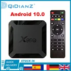 ТВ-приставка Android 10 X96Q, 4K, 1080P, четырехъядерная, Allwinner H313, 2,4G, беспроводная, Wi-Fi, медиаплеер