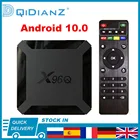 Android 10 X96Q 4K Smart TV BOX 1080P четырехъядерная ТВ-приставка Allwinner H313 2,4G беспроводной Wi-Fi медиаплеер