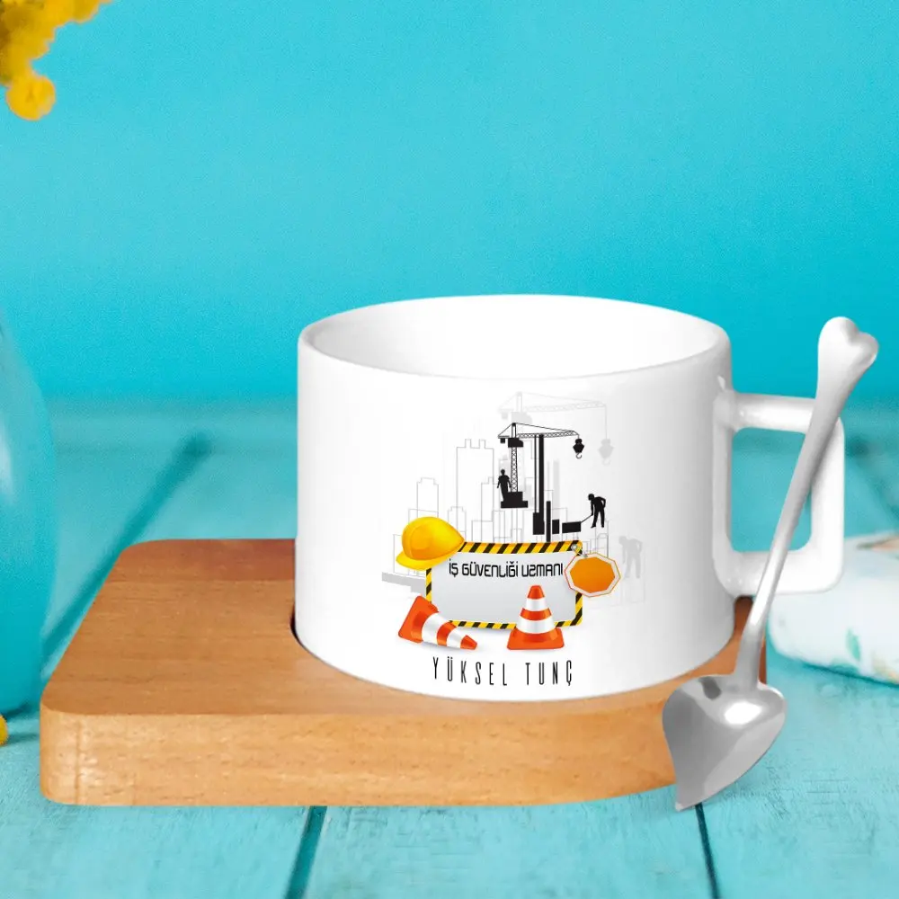 

Personalized Professional Business Security Specialist Wood Altlıklı Ceramic Cup