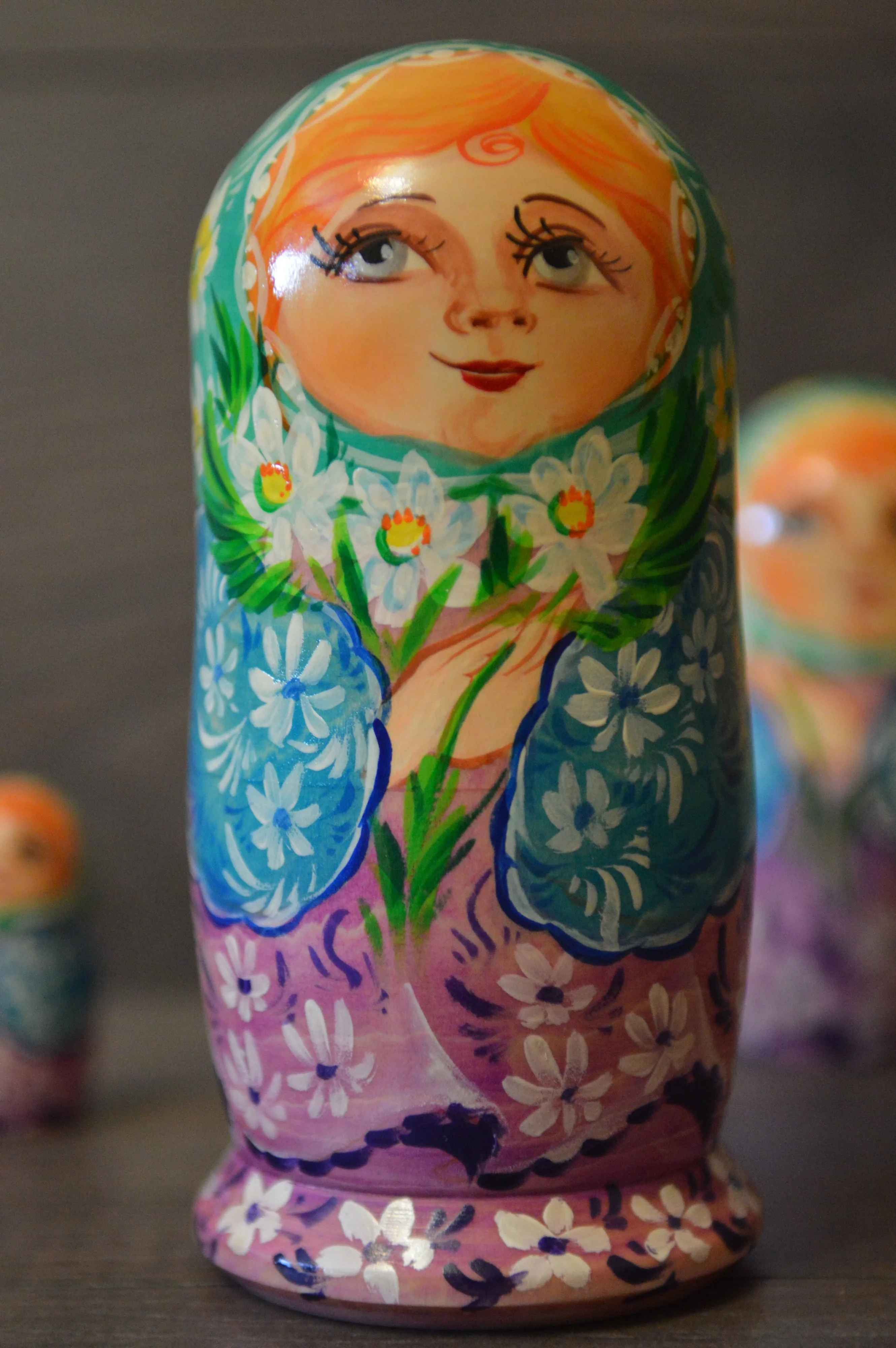 Russian matryoshka-grandmother Author's hand-painted |