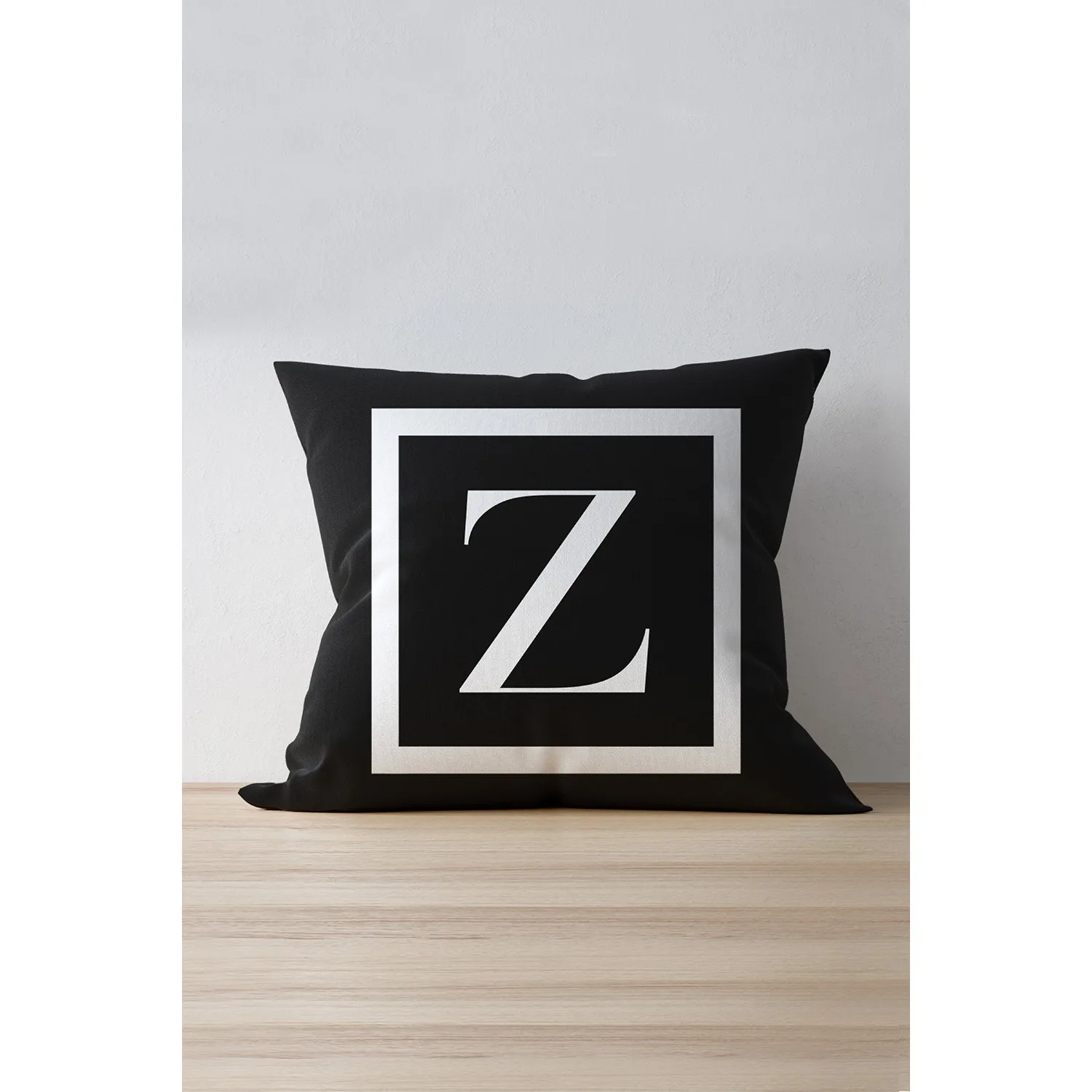 

Letter Pillowcase The Letter 'Pillow Cover 43 X43 cm Digital Printed Soft Touch Woven Honeycomb Fabric Home Living Room
