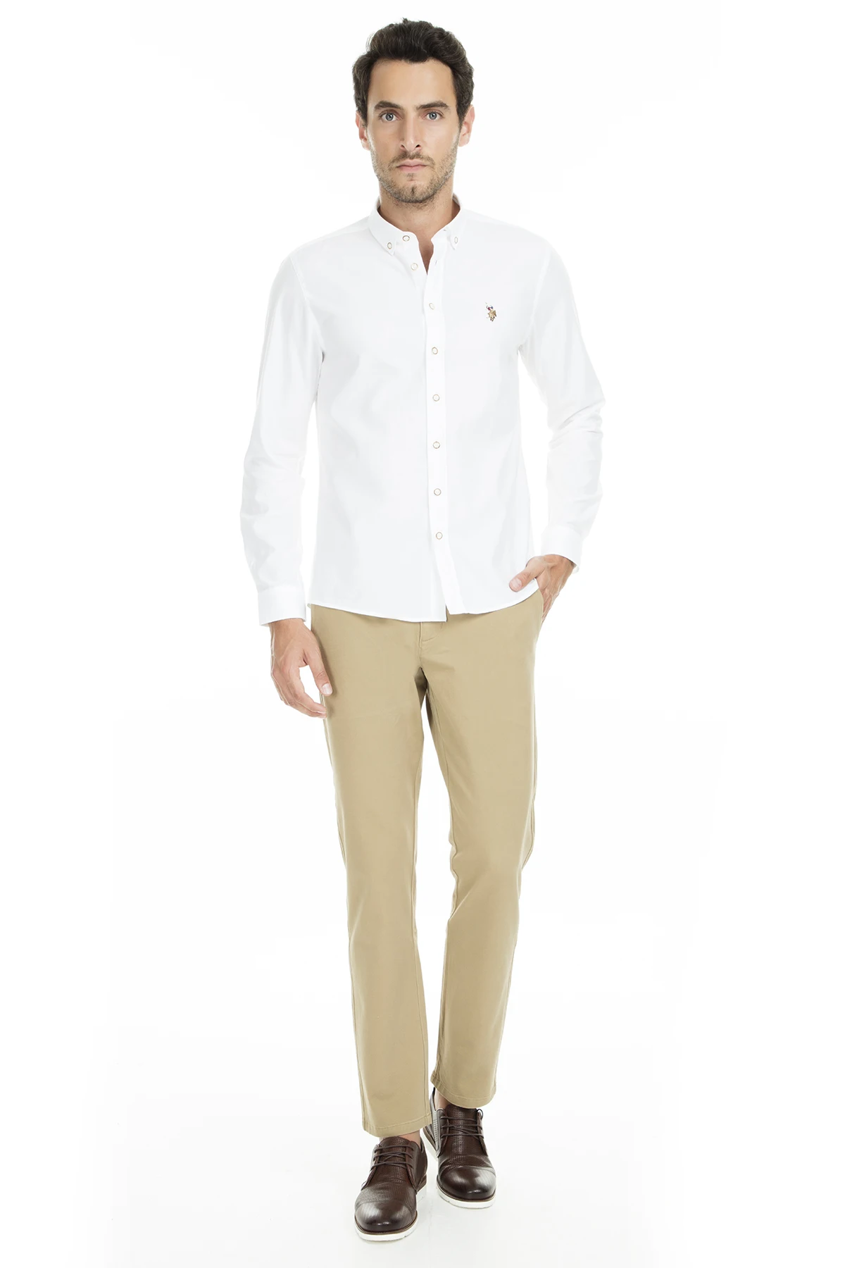 U. S. Polo рубашка мужская G081SZ004|Повседневные рубашки| |