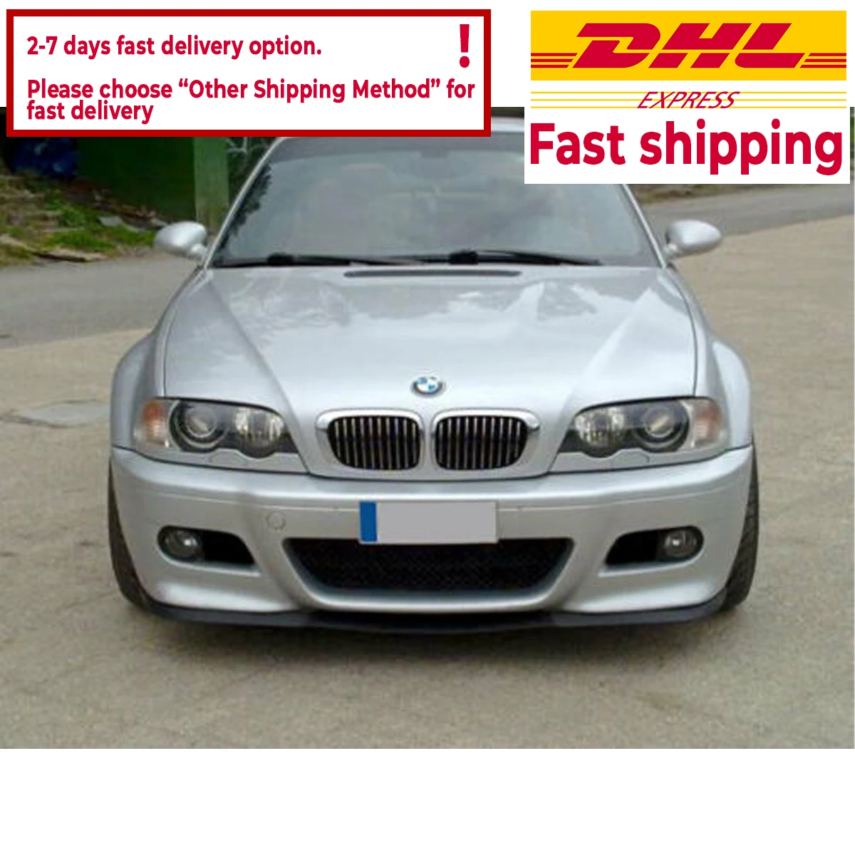 Передний спойлер для BMW 3-Series E46 M M3 CUPRA R бампер губа евро универсальный комплект 3