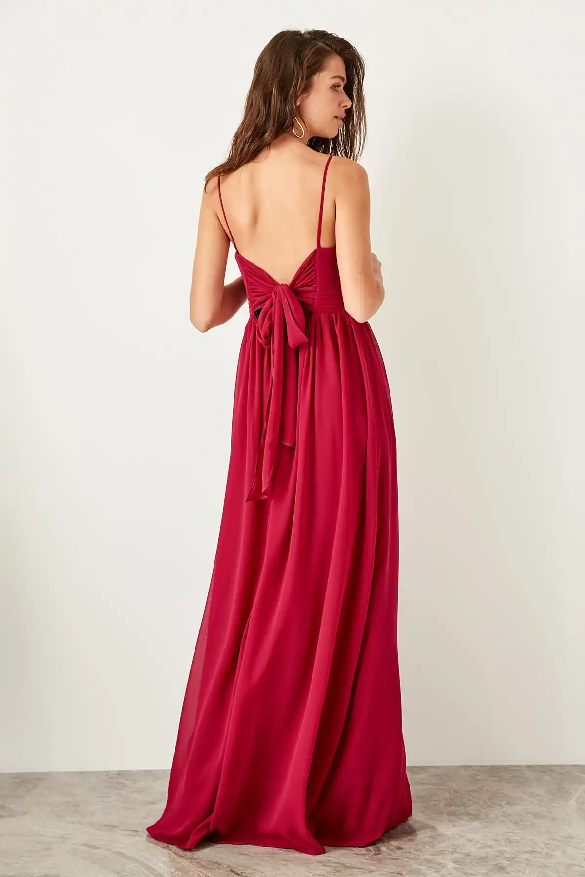 Trendyol длинное вечернее платье TPRSS19UT0097|Вечерние платья| |
