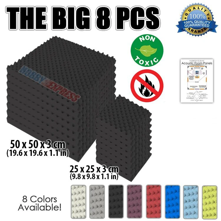 Arrowzoom 8 шт. в наборе Звукоизоляционная студийная акустическая панель